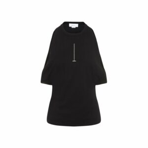 Alexander Mcqueen Women's Cotton Top in Black | Size 38 | 804191QLADW