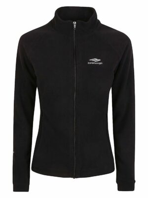 Balenciaga Women's 3B Sports Icon Jacket in Black | Size Medium | 773691TPVQ31000