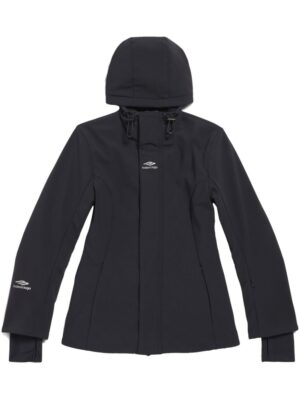 Balenciaga Women's 3B Sports Icon Ski Parka Coat in Black | Size 38 | 773998TPQ371000