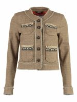 Bazar Deluxe Women's Button-Front Cotton Jacket in Beige | Size 38 | S8891700 Color 171