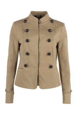 Bazar Deluxe Women's Cotton Jacket in Beige | Size 42 | S8843000 Color 301