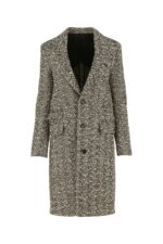 Bottega Veneta Women's Single-Breasted Boucle' Fabric Coat | Size 40 | 663385V0XP0 Color 2045