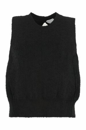 Bottega Veneta Women's Tank Top in Black | Size Medium | 737325V2SB0 Color 1000