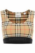 Burberry Women's Dalby Check Sport Top in Mixed Colours | Size Small | 8049477