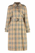 Burberry Women's Gabardine Trench Coat in Beige | Size 10 | 8072716145553 Color A7028