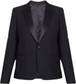 Celine Women's Tuxedo Jacket In Wool in Black | Size 40 | 2V131701T