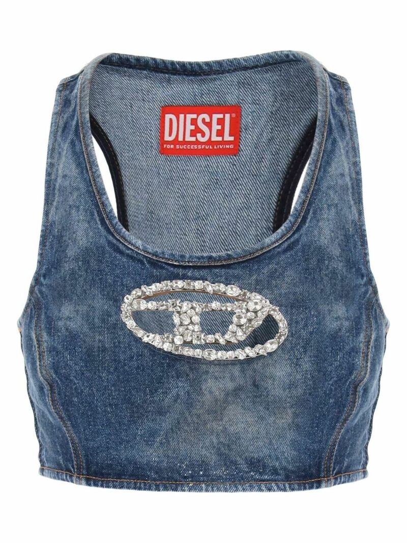 Diesel Women's Tops Top in Blue | Size XS | A138210PGAL