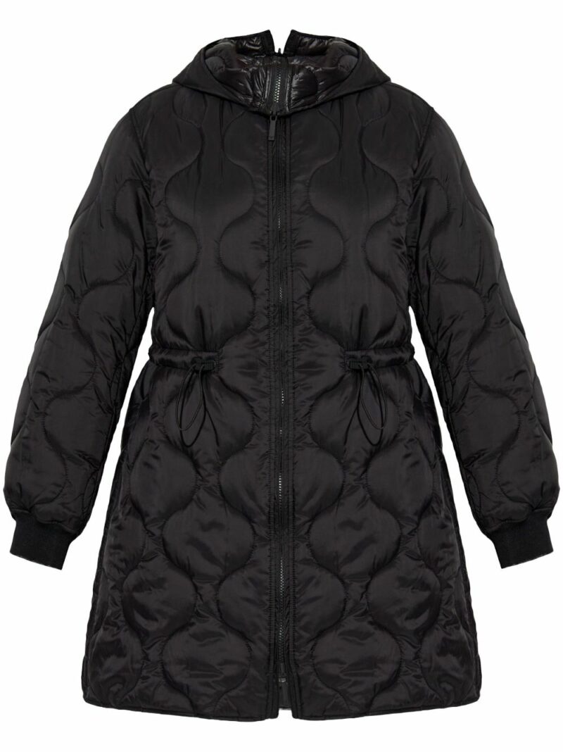 Emporio Armani Women's Nylon Down Jacket in Black | Size 46 | 6D2L662NIIZ0999