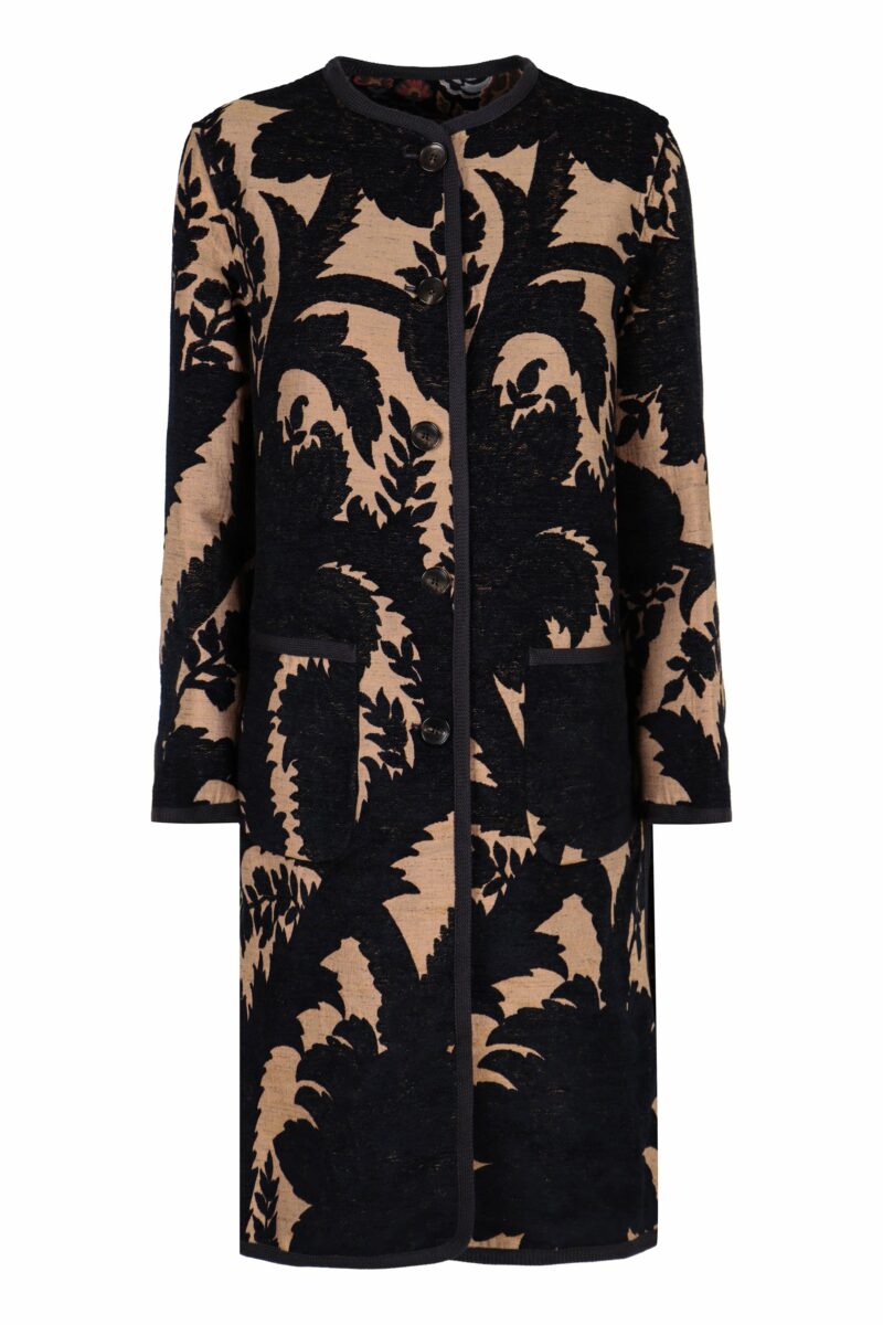 Etro Women's Reversible Coat in Black | Size 40 | WRAA004099TJE81