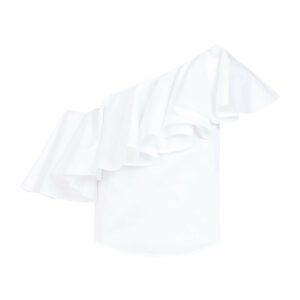 Giambattista Valli Women's Top Top in White | Size 42 | 24SSPVTE100540POP