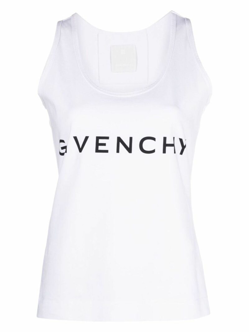 Givenchy Women's Tank Top in White | Size XS | BW70AZ3YAC