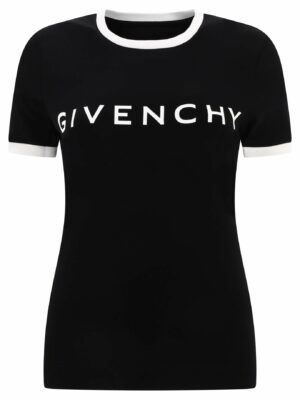 Givenchy Women's Tops Top in Black | Size Large | BW70BF3YAC004