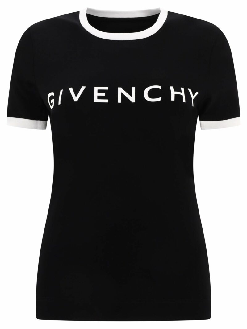 Givenchy Women's Tops Top in Black | Size Large | BW70BF3YAC004