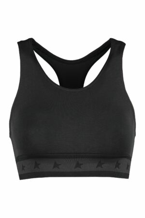 Golden Goose Women's Gabry Sporty Tank-Top Top in Black | Size Large/XL | GWP01363P001099 Color 90289