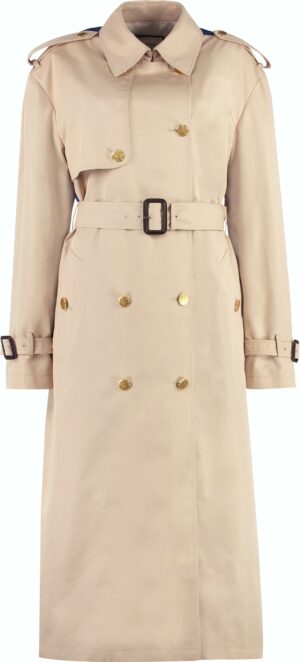 Gucci Women's Cotton Trench Coat in Beige | Size 40 | 735158Z8BFA Color 1037