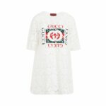 Gucci Women's Flower Lace Top in White | Size 38 | 788990ZAQP7