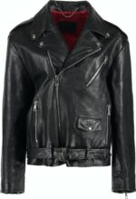 Gucci Women's Oversize Biker Jacket in Black | Size 38 | 738809XNAWF Color 1000