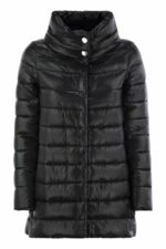 Herno Women's Amelia - Down Jacket With Ring Collar in Black | Size 38 | PI0505DIC