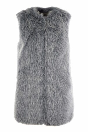 Herno Women's Cruelty-Free Fur Sleeve Coat in Blue | Size 40 | GC00065DR