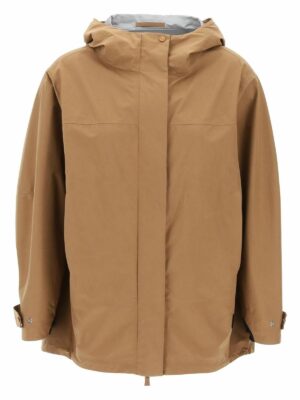 Herno Women's Lightweight Gore-Tex Jacket in Arancio | Size 38 | GI00091DL11124