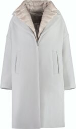 Herno Women's Resort Coat in Beige | Size 42 | PI00112DR33381