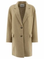 Isabel Marant Etoile Women's "limiza" Coat in Beige | Size 38 | 24AMA0087FBB3D05E23EC