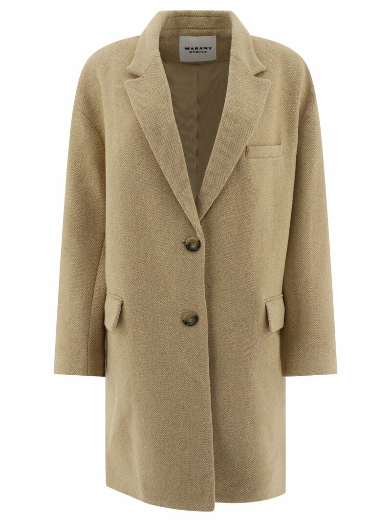 Isabel Marant Etoile Women's "limiza" Coat in Beige | Size 38 | 24AMA0087FBB3D05E23EC