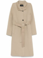 Karl Lagerfeld Women's Double Face Wool Coat in 746 Nomad | Size 40 | 245W1501 Color 746 Color NOMAD