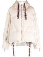 Khrisjoy Women's Vanilla White Quilted Padded Jacket in Vanillawhite | AFPW001 Color KTVL220