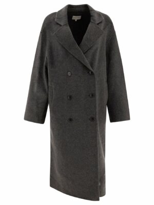 Loulou Studio Women's "borneo" Coat in Grey | Size Medium | BORNEOANTHRACITE