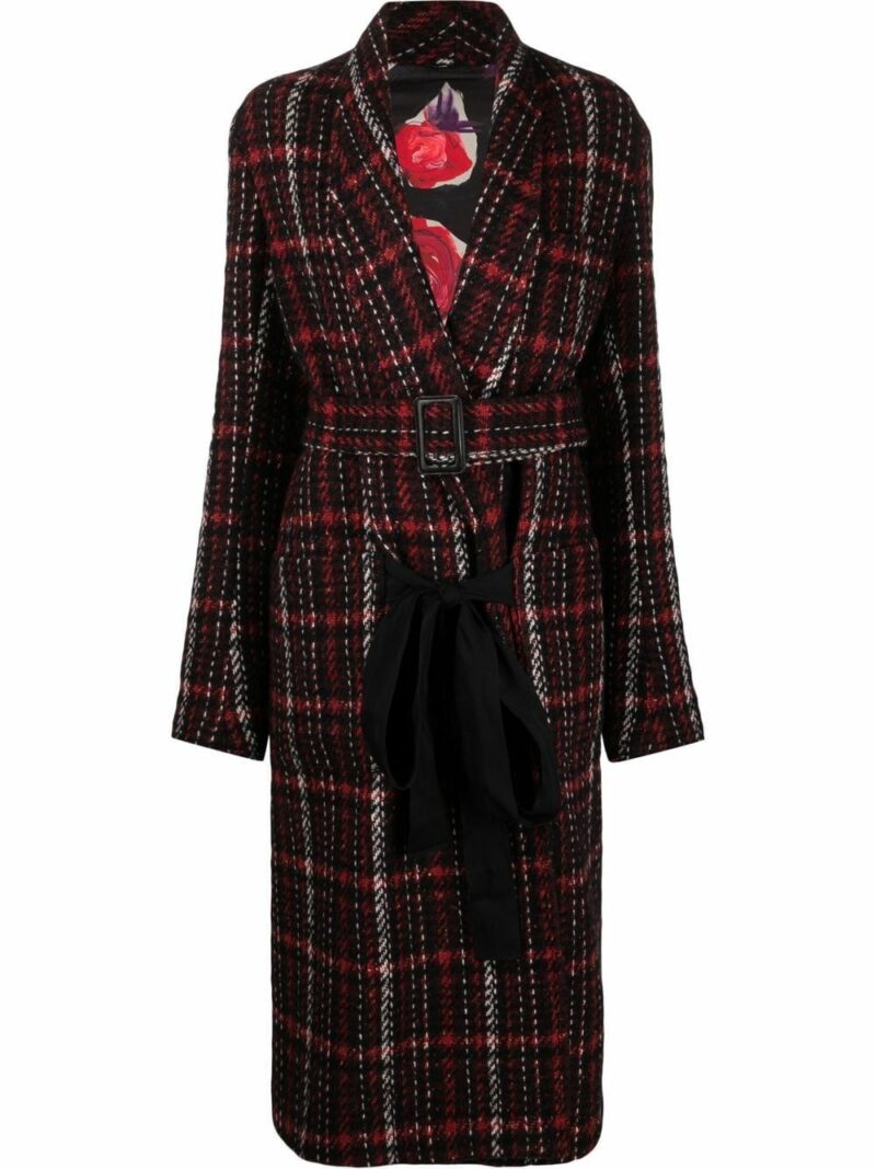 Marni Women's Reversible Wrap Coat in Chr82 | Size 44 | CPMA0192BU Color UTW958CHR82