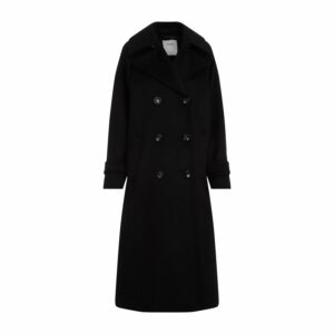 Max Mara Sportmax Women's Leandro Coat in Black | Size 36 | 242201606260010587