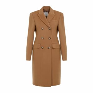 Max Mara Sportmax Women's Morgana Coat in Brown | Size 40 | 242201604160080747