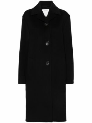 Max Mara Sportmax Women's Wool Midi Coat in Black | Size 40 | 22016021600