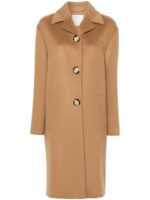 Max Mara Sportmax Women's Wool Midi Coat in Camel | Size 38 | 22016021600