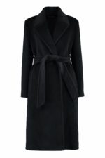 Max Mara Studio Women's Asti Virgin Wool Coat in Black | Size 42 | ASTI2360161233600 Color 005