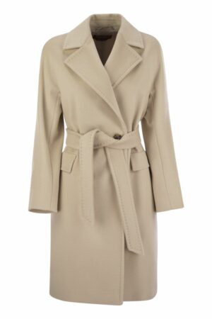 Max Mara Studio Women's Astro - Cashmere Blend Coat in Ecru | Size 38 | 2426016122600