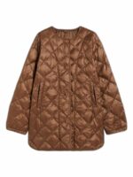 Max Mara The Cube Women's Csoft Quilted Jacket Brown | Size 42 | 2419481094600027