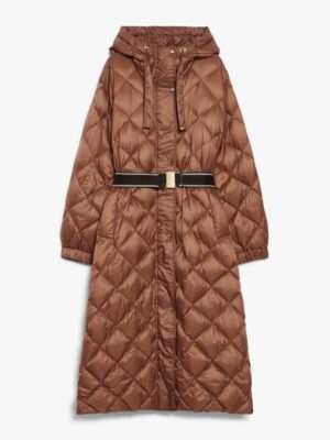 Max Mara The Cube Women's Trefel Quilted Coat Brown | Size 44 | 2429496185600027