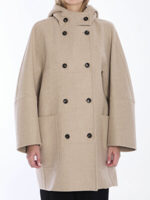 Max Mara Women's Arturo Coat in Beige | Size 40 | 242101646360010845