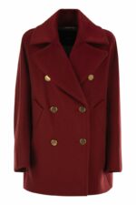 Max Mara Women's Berta - Double Cashmere Caban Coat in Red | Size 38 | 2421086015600