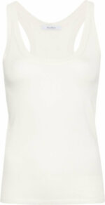 Max Mara Women's Cashmere Tank Top in White | Size Large | 11361191600