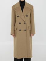 Max Mara Women's Certo Coat in Nude & Neutrals | Size 38 | 242101601560010620