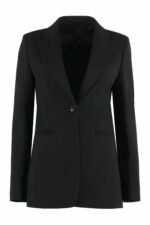 Max Mara Women's Circeo Single-Breasted One Button Jacket in Black | Size 38 | CIRCEO2319160239600 Color 001