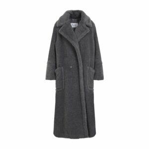 Max Mara Women's Kadiak Coat in Grey | Size Small | 242101631360010502