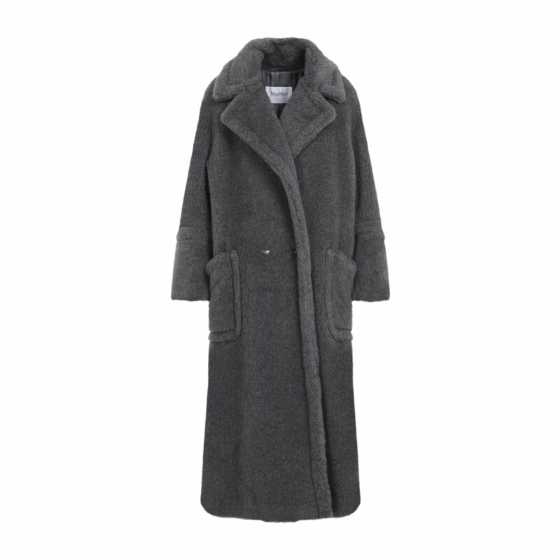 Max Mara Women's Kadiak Coat in Grey | Size Small | 242101631360010502