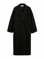 Max Mara Women's Madame1 Coat Black | Size 36 | 2319060439600001