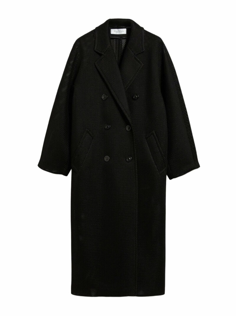Max Mara Women's Madame1 Coat Black | Size 36 | 2319060439600001