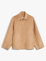 Max Mara Women's Midas Short Coat Camel | Size 40 | 2421086051600068
