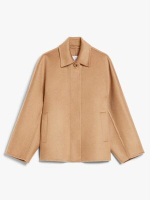 Max Mara Women's Midas Short Coat Camel | Size 40 | 2421086051600068